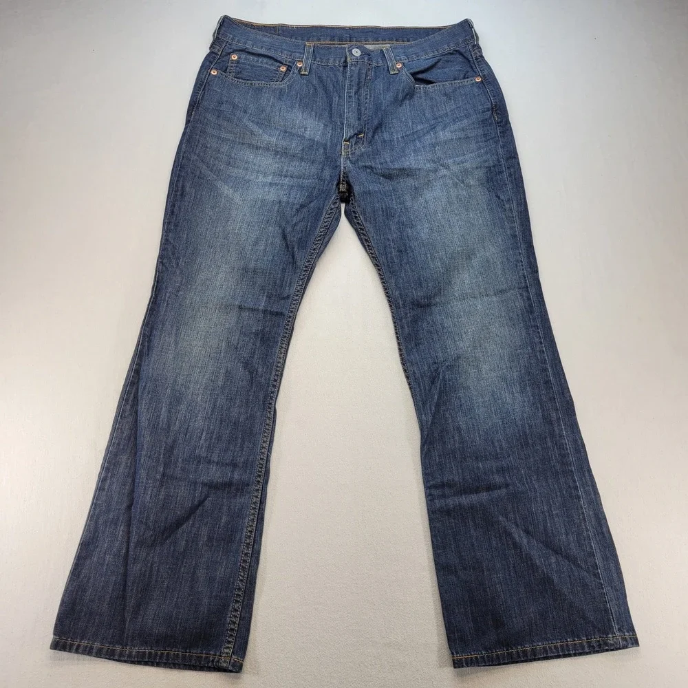 Levi's 527 Bootcut Jeans Mens 36x30 Blue Denim Medium Wash